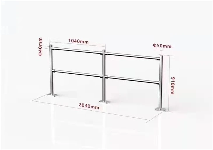 Cash Register Guardrail And Stopper