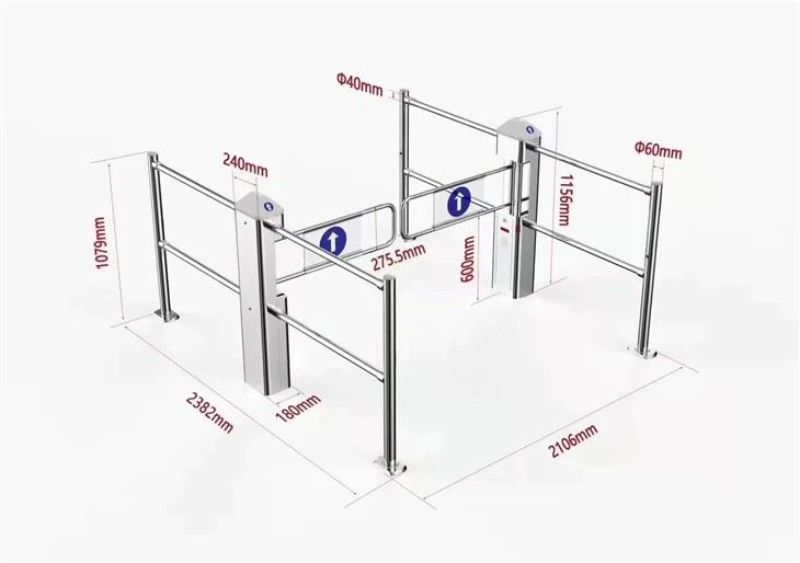 El supermercado eléctrico solo puede entrar y salir de la puerta